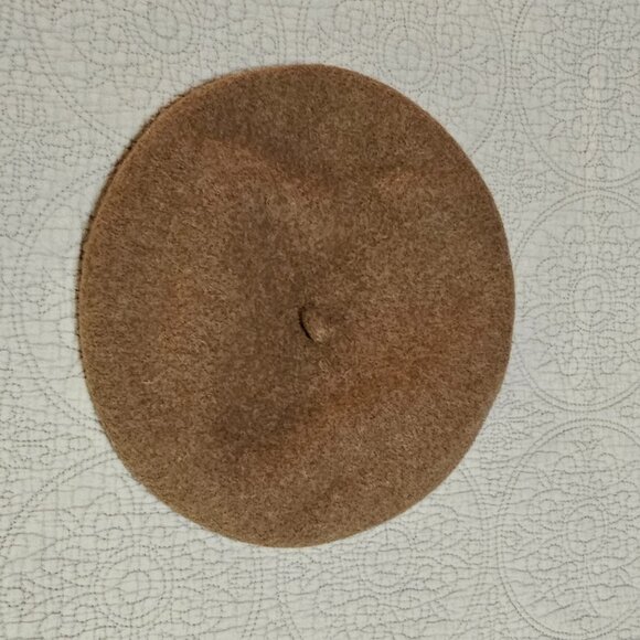 ZARA Wool Frech Beret in Brown. NWOT - Picture 2 of 5
